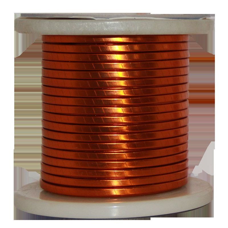 Fil plat émaillé Ø 5-18mm fil de cuivre W200 barre plate Cu 99,9% fil émaillé fil artisanal Fil plat émaillé Ø 5-18mm fil de cuivre W200 barre plate Cu 99,9% fil émaillé fil artisanal