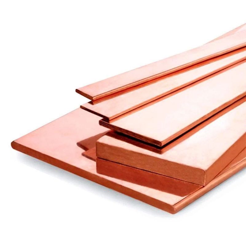 Barre plate en cuivre 30x2mm-90x5mm bandes tôle coupée à la taille plaque de 0,5-2 mètres Barre plate en cuivre 30x2mm-90x5mm bandes tôle coupée à la taille plaque de 0,5-2 mètres
