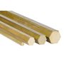 Laiton hexagonal Ø5mm-40mm 6 pans 2.0401 CuZn33Pb3 Ms58 matière pleine Evek GmbH - 1