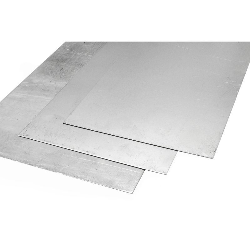 Tôle d'acier galvanisée 0,5-1 mm plaques de fer coupe de tôle sélectionnable dimensions souhaitées possibles 100x1000mm