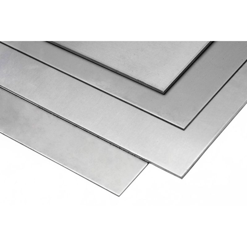 Tôle d'aluminium 2.5mm (AlMg3 / 3.3535) tôle d'aluminium plaques d'aluminium coupe de tôle sélectionnable taille souhaitée