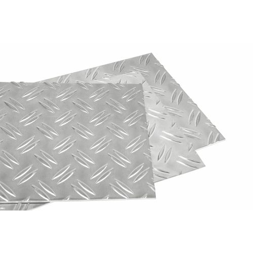 Tôle d’aluminium à relief 1,5/2 mm - 5/6,5 mm au choix Tôle d’aluminium à relief duo Tôle d’aluminium plaquette aluminium tôle