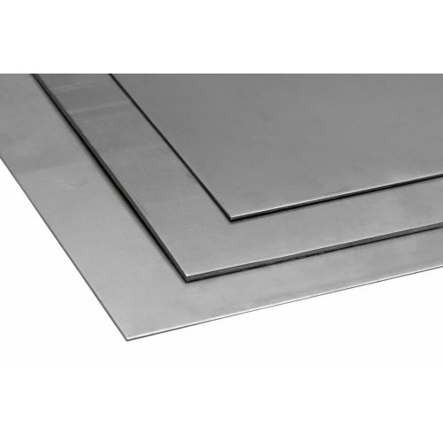 Tôle en acier inoxydable 10-20 mm (Aisi — 316Ti (V4A) / 1.4571) plaque tôle découpée au choix dimensions souhaitées possibles