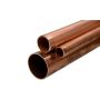 Tube en cuivre 3x0.5mm-54x1.5mm tige 2.0090 Aisi C11000 Chauffage eau potable 0.1-2 mètres, cuivre