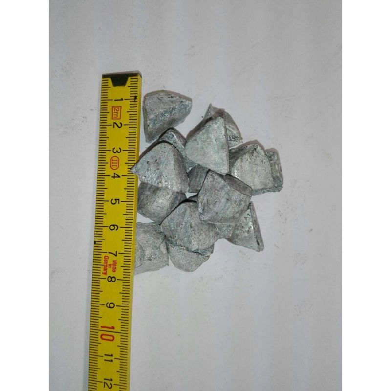 Zinc Zn pureté 99,99% élément en métal pur zinc brut 30 pyramides 10gr-5kg