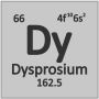 Dysprosium Dy pur 99,9% terre rare 66 métal