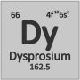Dysprosium Dy rein 99,9% Terres rares 66 Métal