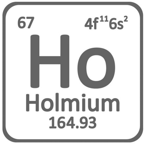 Holmium 99,9% élément Ho 67 pur 99,99 Métaux rares 1gr-5kg