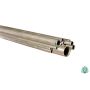 Petit tube en acier inoxydable 0.8-4mm paroi mince tube capillaire V2A 1.4301 rond 2.0 mètres