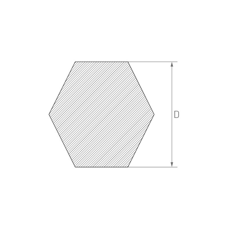 ᐉ Acier inoxydable hexagonal SW 7-60mm 1.4404 Tige 6-pans 316L Tige  hexagonale — acheter en Allemagne