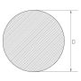 Tige en acier inoxydable 6mm-400mm 1.4541 UNS S32100 barre ronde profil tige ronde AISI 321