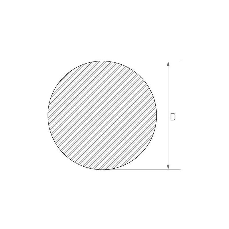 Barre en acier inoxydable 3mm-625mm 1.4404 AISI 316L tige ronde