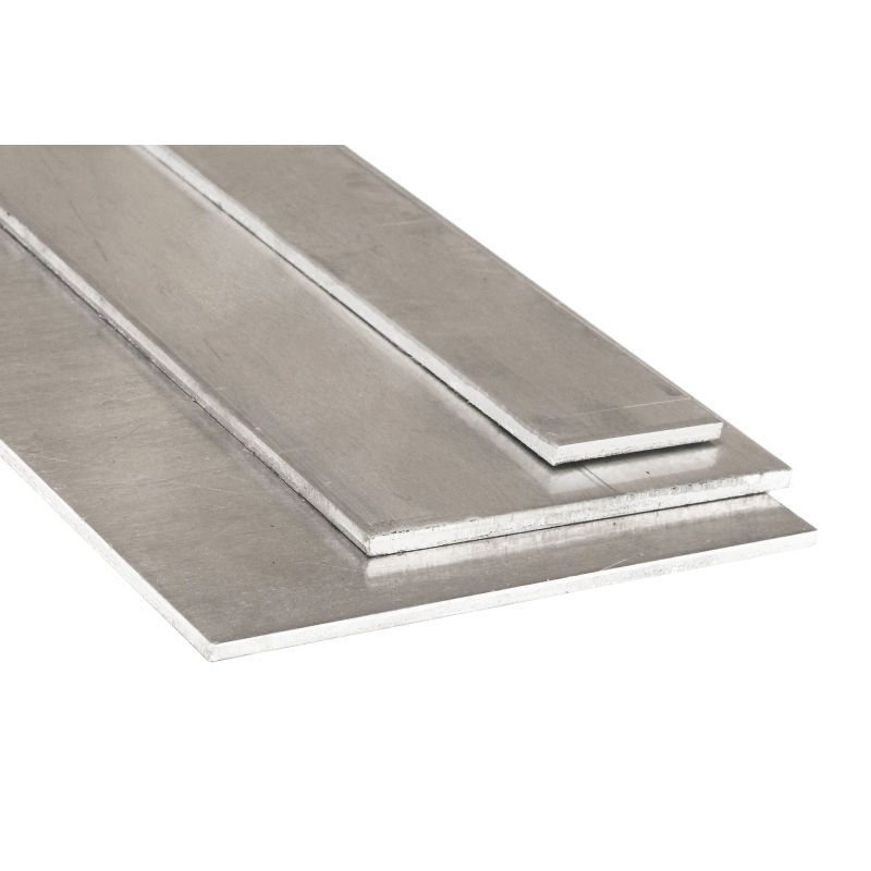 Barre plate en aluminium coupée sur-mesure