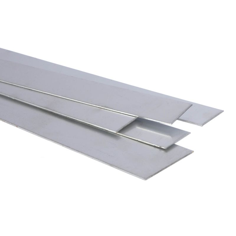 Bande en acier inoxydable 1.4301 Barre plate 20x0.5mm-90x1mm Coupe sur mesure