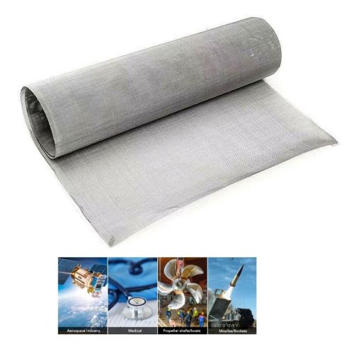 Toile en grade 2 Titane, 5-200 Mesh, treillis en fil, grille 3.7035 R50400, filtre, filtration