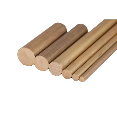 Barre en laiton Ø42-400mm Barre ronde en laiton Matériau rond 2.0401 CuZn39Pb3 Ms58 Barre ronde en laiton