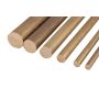 Barre en laiton Ø42-400mm Barre ronde en laiton Matériau rond 2.0401 CuZn39Pb3 Ms58 Barre ronde en laiton
