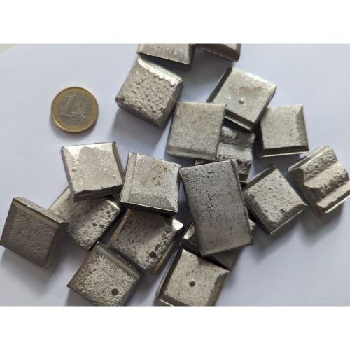 Nickel Cathode Ni 99% Anode Création Bricolage Tôle Nuggets 20x20mm