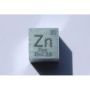 Zinc métal cube Zn 10x10mm poli 99,99% pureté cube