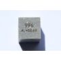 Cube en nickel métal 10x10mm poli 99,6% de pureté