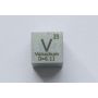 Cube en métal de vanadium V 10x10mm poli 99,9% pureté