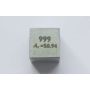 Cube en métal de vanadium V 10x10mm poli 99,9% pureté