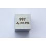 Cube métal chrome Cr 10x10mm poli pureté 99,7%