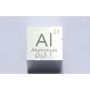 Aluminium Al métal cube 10x10mm poli 99,99% pureté cube