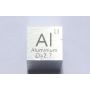 Cube en métal d'aluminium Al 10x10mm poli pureté 99,99%