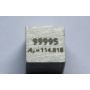 Indium In cube en métal poli 10x10mm pureté 99,995%