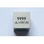Cube de métal de gadolinium Gd 10x10mm poli pureté 99,99%