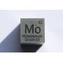 Cube de métal Molybdène Mo 10x10mm poli pureté 99,95%