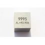 Cube de niobium Nb métal 10x10mm poli pureté 99,95% cube de niobium