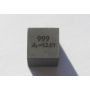 Cube en métal de carbone C 10x10mm poli 99,9% pureté
