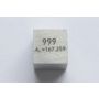 Cube en métal poli 10x10mm pureté
