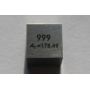 Cube en métal poli 10x10mm pureté