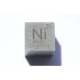Cube de métal poli 10x10mm Pureté cube