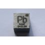 Cube en métal poli 10x10mm pureté