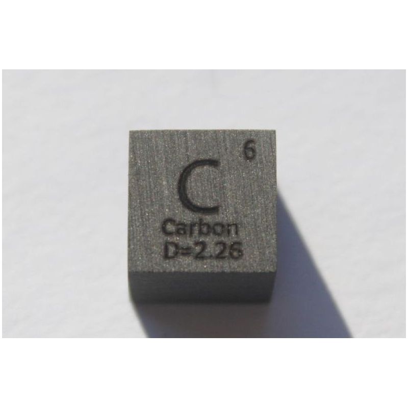 Cube en métal poli 10x10mm pureté