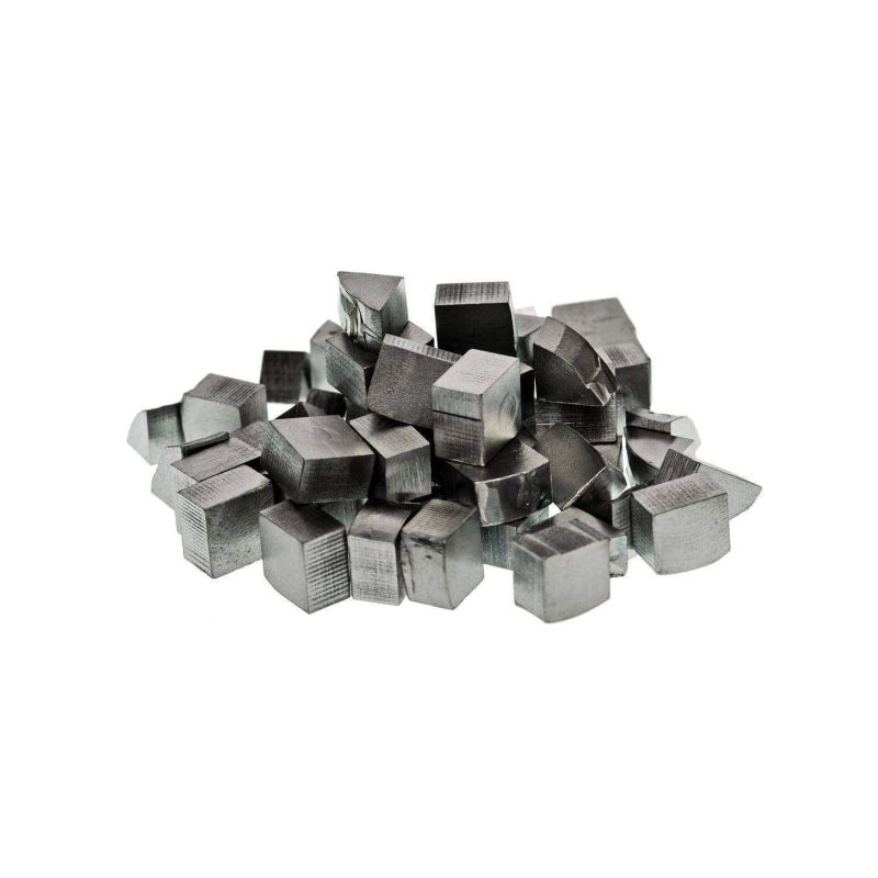 Pureté du hafnium 99,0 % Élément métallique pur 72 lingots 0,001 g–10 kg Blocs de métal Hf