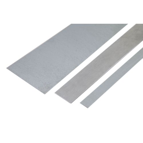 Acier galvanisé barre plate 0,5x20mm-6x90mm bande découpée à la taille