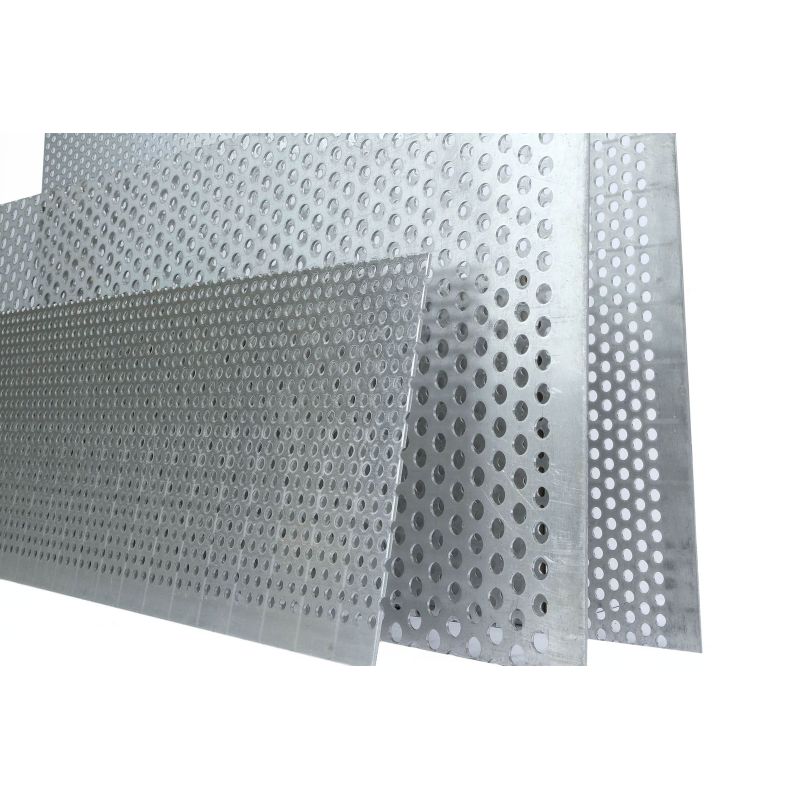 Tôle perforée en aluminium RV5-8, découpe de plaque au format au choix, dimensions souhaitées possibles, aluminium