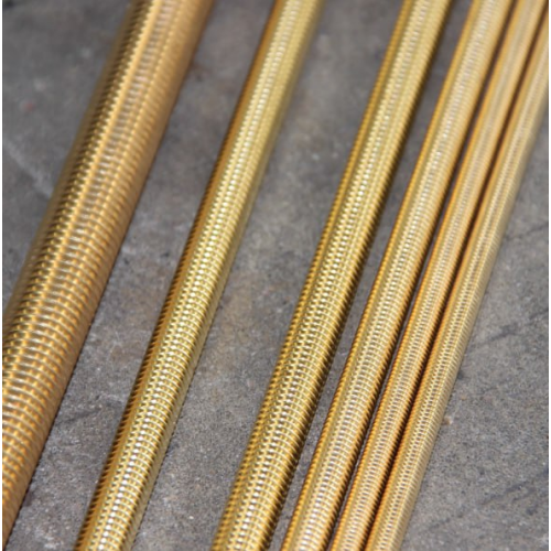 Tiges filetées en laiton M2-M24 2.0401 0,1-1 mètre