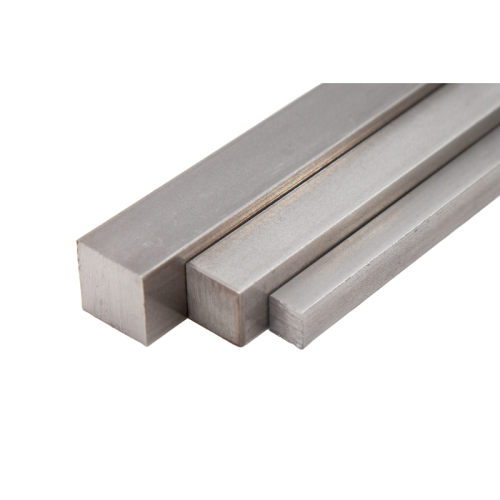 Barre carrée en acier 1.0038 carré 8x8-30x30 mm 0,1-1 mètre